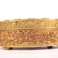 A Wonderful Gilt-Bronze Turquoise-Inlaid 'Dragon& Auspicious Cloud' Box