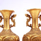 A Wonderful Pair Of Gilt-Bronze 'Dragon, Phoenix, Auspicious Cloud' Vases