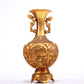 A Wonderful Pair Of Gilt-Bronze 'Dragon, Phoenix, Auspicious Cloud' Vases