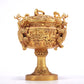 A Fantastic Gilt-Bronze 'Dragon' Stem-Censer And Cover