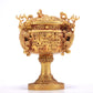 A Fantastic Gilt-Bronze 'Dragon' Stem-Censer And Cover