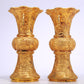 A Fantastic Pair Of Gilt-Bronze 'Auspicious Cloud& Crane' Vases