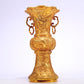 A Fantastic Pair Of Gilt-Bronze 'Auspicious Cloud& Crane' Vases