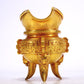 A Fantastic Gilt-Bronze 'Auspicious Beast' Tripod Ewer