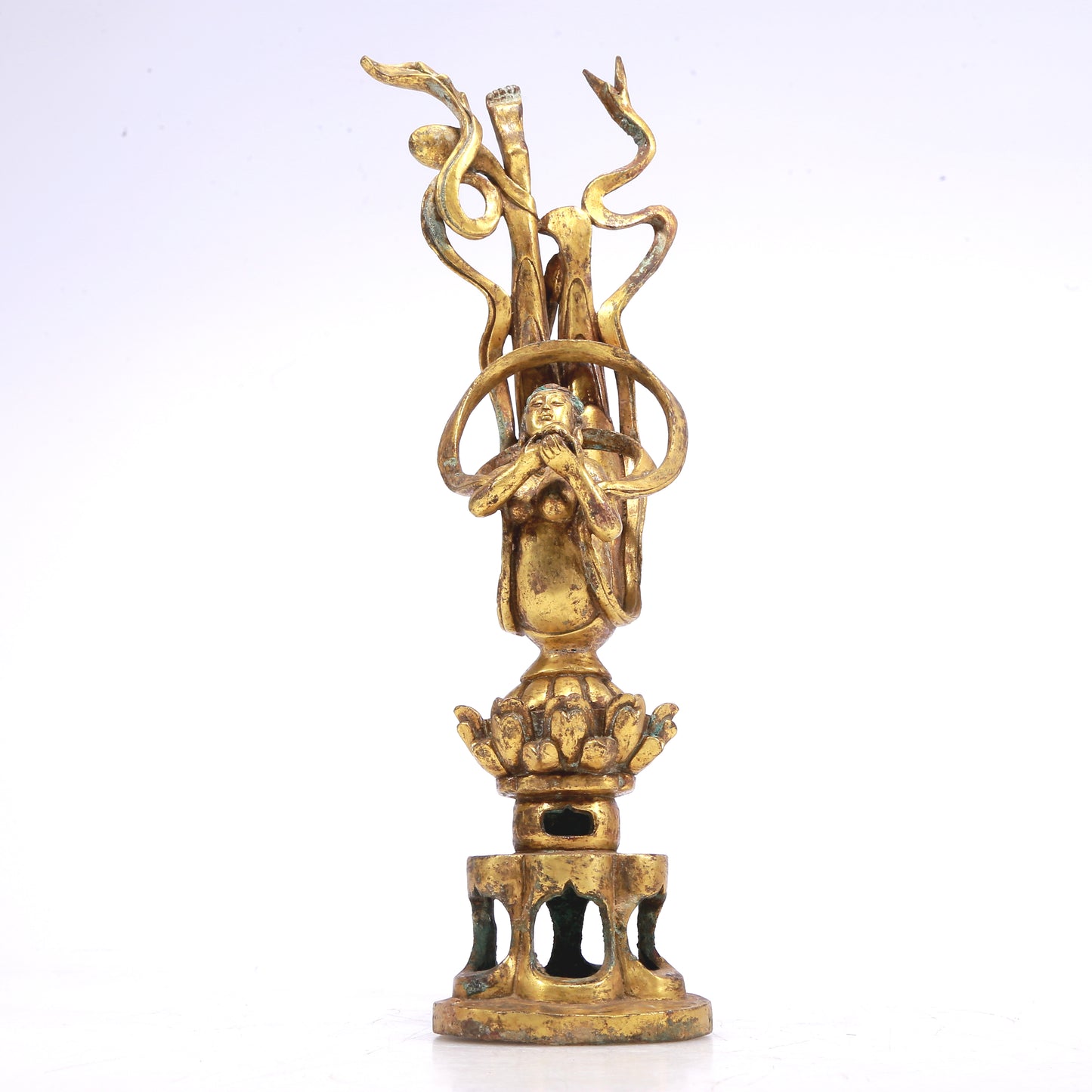 An Excellent Gilt-Bronze 'Figure' Decoration