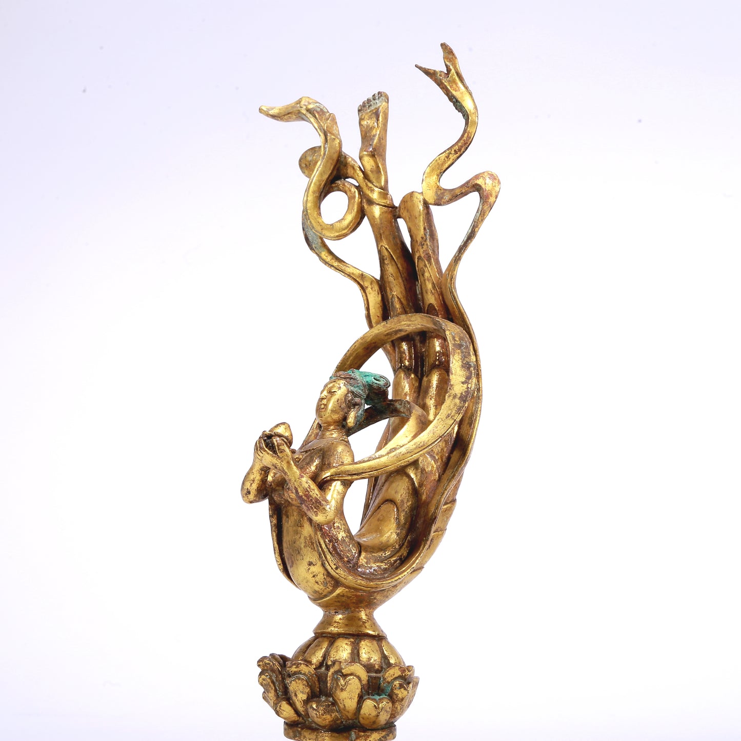 An Excellent Gilt-Bronze 'Figure' Decoration