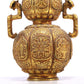 An Excellent Gilt-Bronze 'Weapons Of The Eight Immortals' Ruyi-Handled Gourd-Form Vase