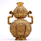 An Excellent Gilt-Bronze 'Weapons Of The Eight Immortals' Ruyi-Handled Gourd-Form Vase