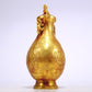 An Excellent Gilt-Bronze 'Figure' Dragon-Handled Vase And Cover