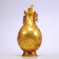 An Excellent Gilt-Bronze 'Figure' Dragon-Handled Vase And Cover