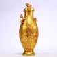 An Excellent Gilt-Bronze 'Bodhisattva' Dragon-Handled Vase And Cover