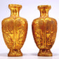 An Excellent Pair Of Gilt-Bronze 'Figure& Landscape' Vases