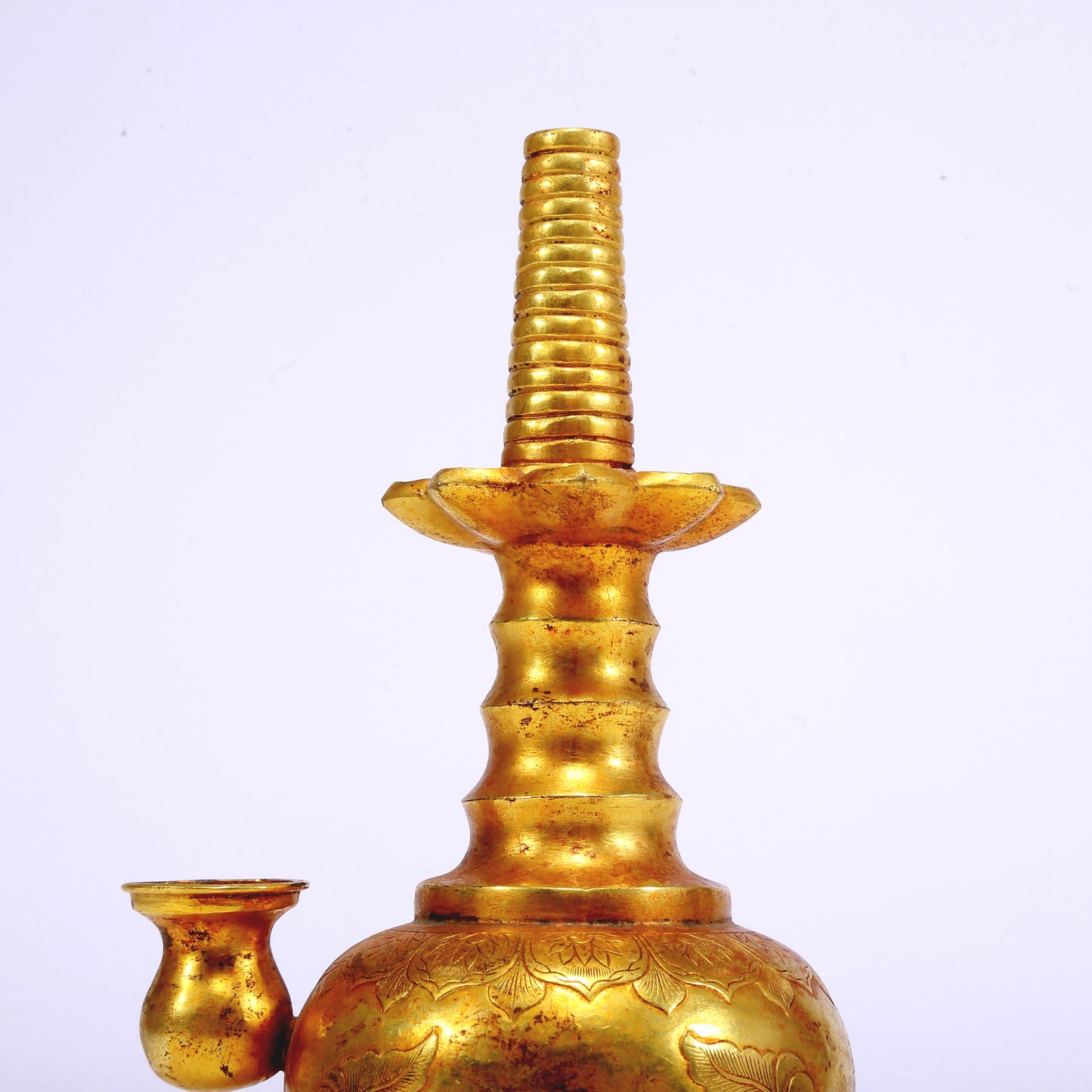 An Excellent Pair Of Gilt-Bronze 'Flower' Pots With Inscriptions