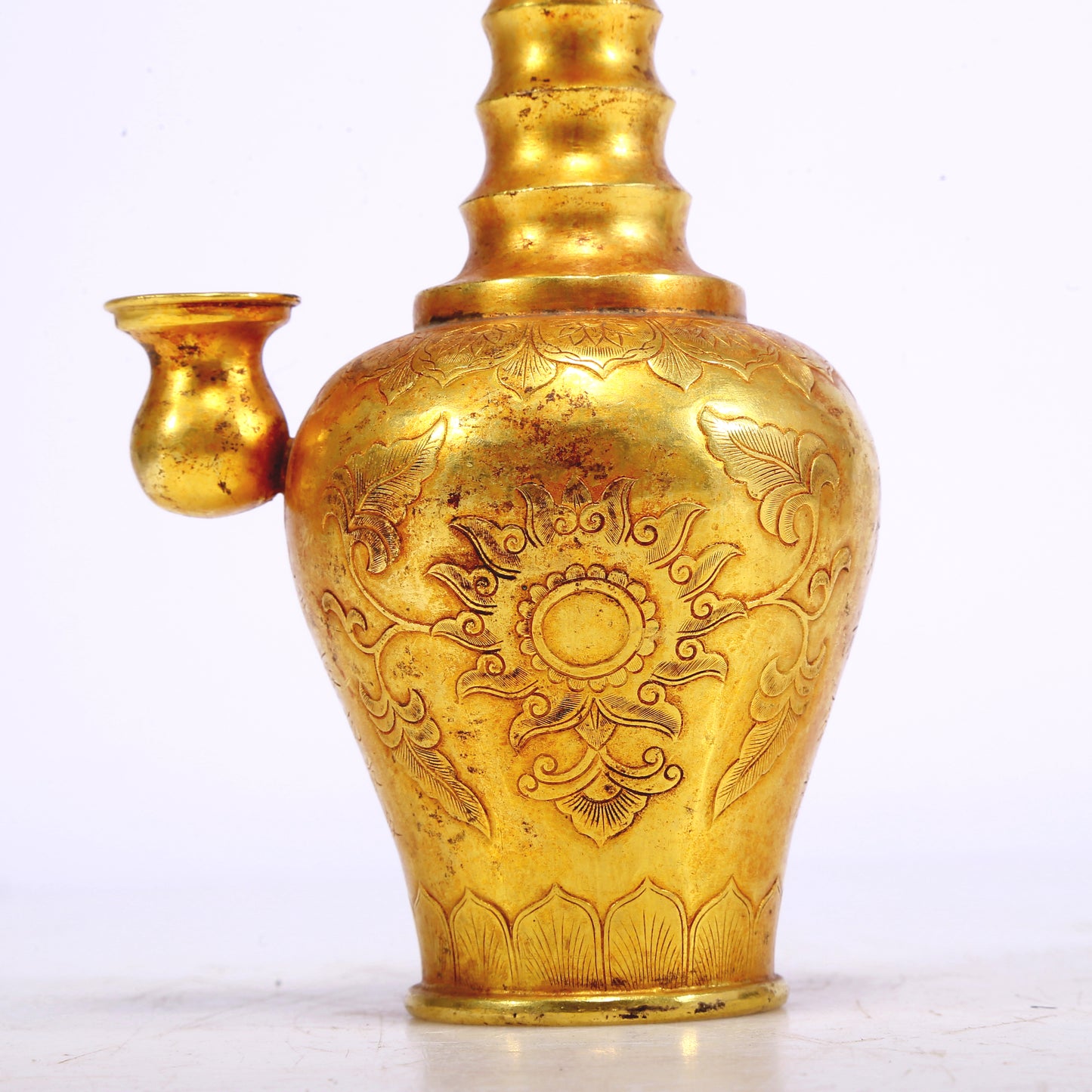 An Excellent Pair Of Gilt-Bronze 'Flower' Pots With Inscriptions