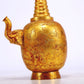 An Excellent Gilt-Bronze 'Bodhisattva' Pot With An Elephant-Form Spout And Inscriptions