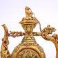 An Excellent Gilt-Bronze Gem-Inlaid 'Dragon& Auspicious Cloud' Ewer