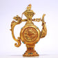 An Excellent Gilt-Bronze Gem-Inlaid 'Dragon& Auspicious Cloud' Ewer