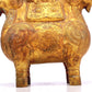 An Excellent Gilt-Bronze Buffalo-Form Vase And Cover