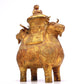 An Excellent Gilt-Bronze Buffalo-Form Vase And Cover