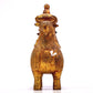 An Excellent Gilt-Bronze Buffalo-Form Vase And Cover