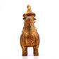 An Excellent Gilt-Bronze Buffalo-Form Vase And Cover