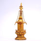 An Excellent Gilt-Bronze 'Bodhisattva' Stupa With Inscriptions