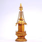 An Excellent Gilt-Bronze 'Bodhisattva' Stupa With Inscriptions