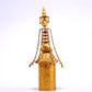 An Excellent Gilt-Bronze 'Bodhisattva' Stupa With Inscriptions