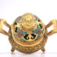 An Excellent Gilt-Bronze Gem-Inlaid 'Scrolling Lotus' Censer And Cover