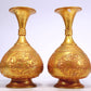 An Excellent Pair Of Gilt-Bronze 'Scrolling Lotus& Auspicious Beast' Vases