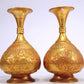 An Excellent Pair Of Gilt-Bronze 'Scrolling Lotus& Auspicious Beast' Vases