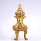 An Excellent Gilt-Bronze 'Scrolling Lotus& Dragon' Tripod Censer