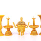 A set of precious gilt bronze ornaments