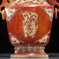 Brilliant Agate Gold-Mounted 'Flower& Dragon' Vase And Cover