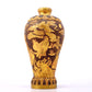 An exquisite gilt bronze vase with landscape and figure patterns