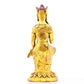 A sacred gilt bronze statue of Bodhisattva,