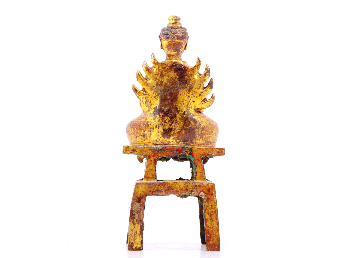 A sacred gilt bronze figure