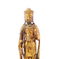 A sacred gilt bronze statue of Bodhisattva