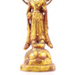 A sacred gilt bronze statue of Bodhisattva