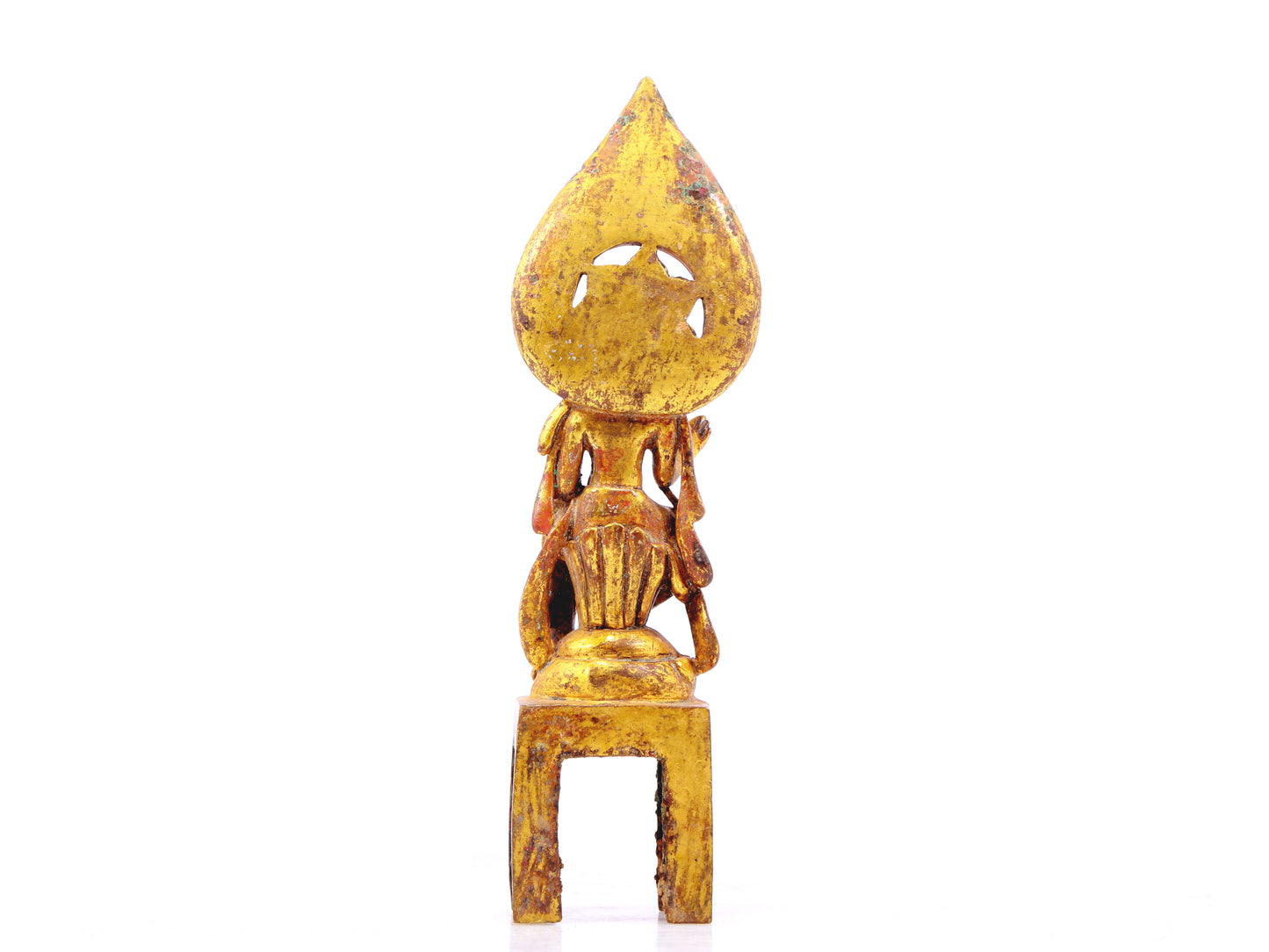 A sacred gilt bronze statue of Bodhisattva