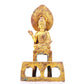 A sacred gilt bronze statue of Gautama Buddha