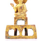 A sacred gilt bronze statue of Gautama Buddha