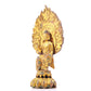 A sacred gilt bronze statue of Gautama Buddha