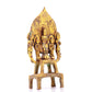 A sacred gilt bronze statue of Bodhisattva