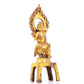 A sacred gilt bronze statue of Gautama Buddha