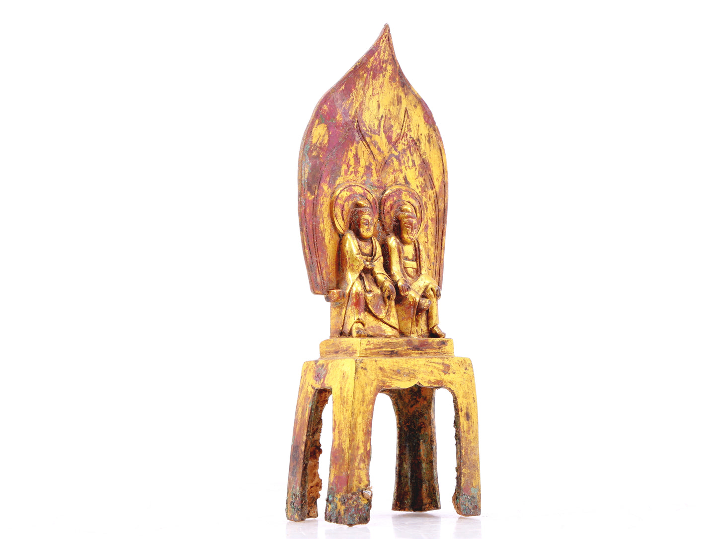 A sacred gilt bronze figure