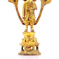 A sacred gilt bronze statue of Gautama BuddhaA sacred gilt bronze statue of Gautama Buddha