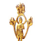 A sacred gilt bronze statue of Gautama BuddhaA sacred gilt bronze statue of Gautama Buddha