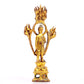 A sacred gilt bronze statue of Gautama BuddhaA sacred gilt bronze statue of Gautama Buddha