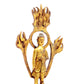 A sacred gilt bronze statue of Gautama BuddhaA sacred gilt bronze statue of Gautama Buddha